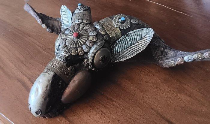 Kapala (zonder minimumprijs) Schedel - Kapala - 9 cm - 45 cm, Verzamelen, Dierenverzamelingen