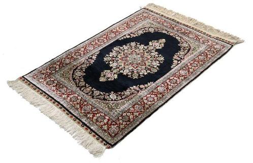 Hierke originele zijden op zijde oud - Vloerkleed - 127 cm -, Huis en Inrichting, Stoffering | Tapijten en Vloerkleden