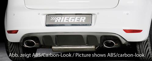 Rieger diffuser met 2 dubbele finnen | Golf 6 GTI - 3-drs.,, Auto diversen, Tuning en Styling, Verzenden