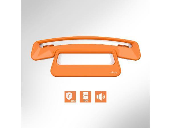 Veiling - Alcatel E-pure Iconic Dect huistelefoon Oranje, Telecommunicatie, Vaste telefoons | Niet Draadloos, Gebruikt