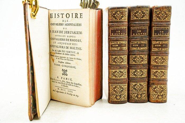 M. lAbbé de Vertot - Histoire des Chevaliers Hospitaliers, Antiek en Kunst, Antiek | Boeken en Manuscripten