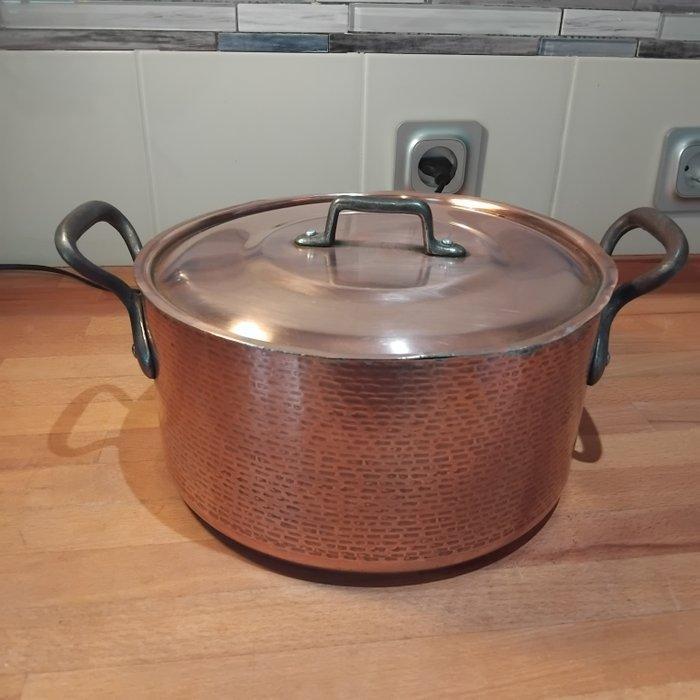 Kookpan - Vertind rood koper - Martelé (1970-1980), Antiek en Kunst, Antiek | Keukengerei
