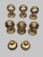 Barres de rampe descalier (8) - Laiton moulé - Cordage de