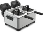 Tefal Double Pro FR3610 -Dubbele frituurpan - 7 L - 3600W -, Huis en Inrichting, Verzenden, Zo goed als nieuw