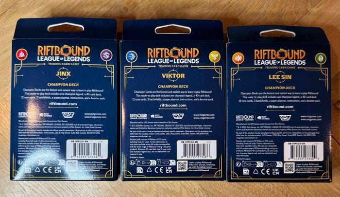 3 Sealed deck - riftbound, Collections, Collections Autre
