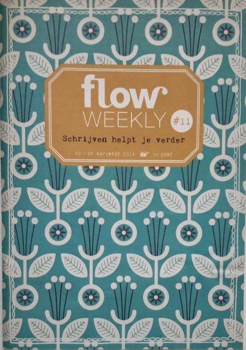 Flow Weekly Schrijven en Alleen zijn. 8710722010783, Boeken, Overige Boeken, Gelezen, Verzenden