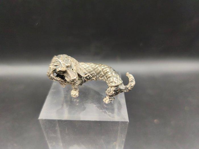 Beeldje - Cane - .800 zilver, Antiek en Kunst, Antiek | Zilver en Goud