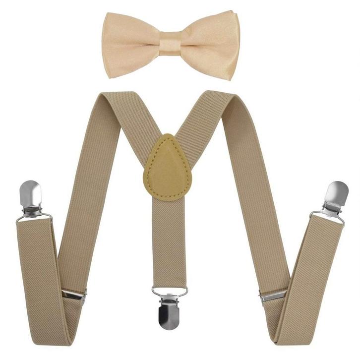 Fako Fashion - Kinder Bretels Met Vlinderstrik - 65cm -, Kinderen en Baby's, Kinderkleding | Overige, Verzenden