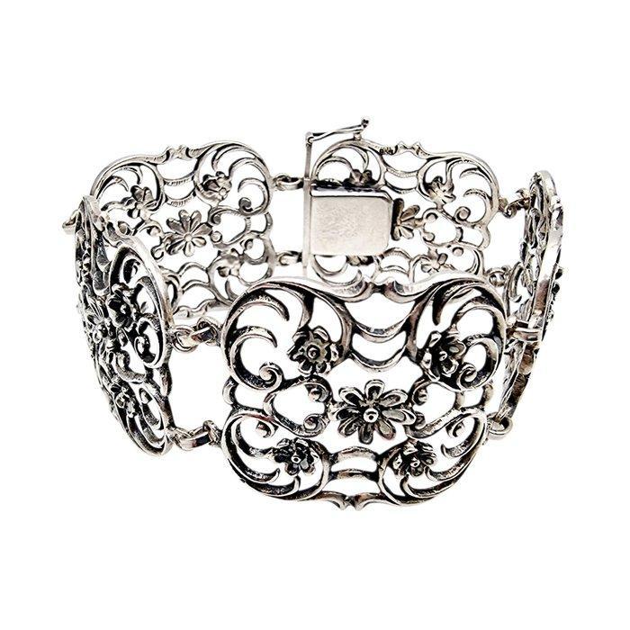 Zonder Minimumprijs - Armband Zilver - jaren vijftig, Handtassen en Accessoires, Armbanden