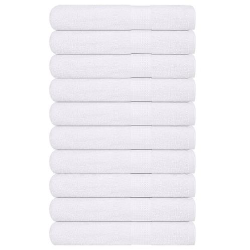 vidaXL Saunahanddoeken 10 st 80x200 cm 360 g/m² 100% katoen, Huis en Inrichting, Badkamer | Badtextiel en Accessoires, Nieuw, Verzenden