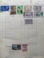 Wereld 1857/1962 - in 1 Album en in een Oud Kasboek, Postzegels en Munten, Gestempeld