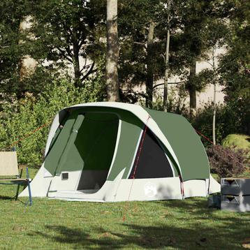 vidaXL Tent 4-persoons waterdicht groen beschikbaar voor biedingen