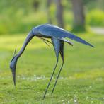 sculptuur, Purper reiger - 650 mm - Metaal