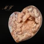 Premium - Hart en Roze Amethist - XXL Hart - Hoogte: 140 mm, Verzamelen