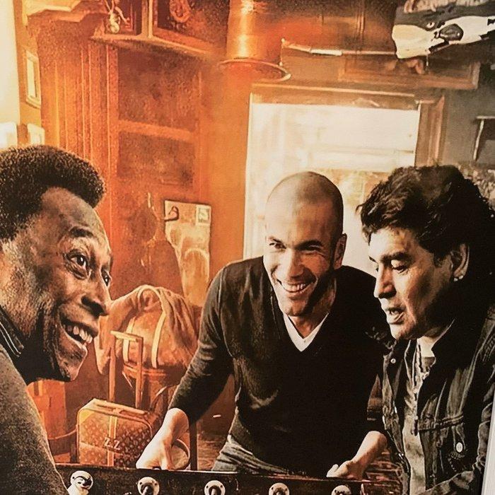 Café Maravillas Madrid - Maradona Pelé Zidane - Louis - Catawiki