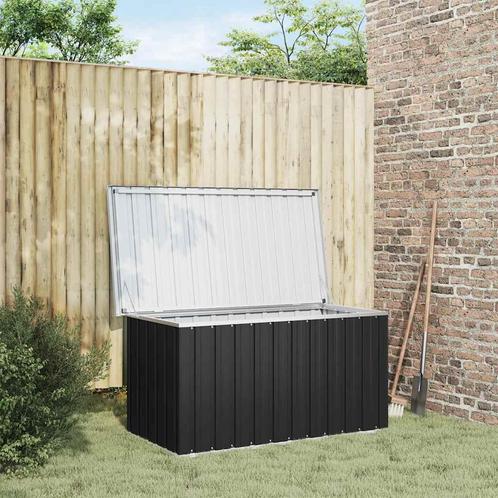 vidaXL Tuinbox 129x67x65 cm antraciet, Tuin en Terras, Bergingen en Tuinkasten, Nieuw, Verzenden