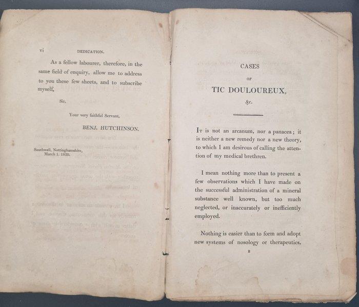 Benjamin Hutchinson - Cases of Tic Douloureux Successfully, Antiek en Kunst, Antiek | Boeken en Manuscripten