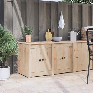 vidaXL Buitenkasten 106x55x64 cm Massief Grenenhout beschikbaar voor biedingen