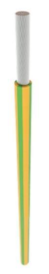 H07V2-K Tc Uv Beschermd Kabel 16mm² Groen Geel - 186813 [2, Doe-het-zelf en Bouw, Elektriciteit en Kabels, Verzenden