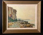 René Mailhe (XX) - Falaises de Sainte-Marguerite Cap Brun, Antiek en Kunst