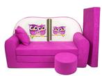 Luxe kindermeubelset - slaapbank, poef & matras - 100% ka..., Kinderen en Baby's, Ophalen of Verzenden, Nieuw