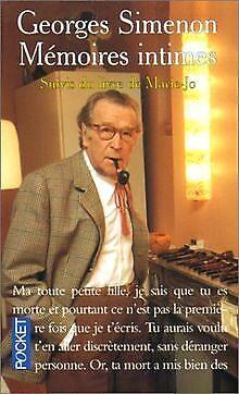 Mémoires intimes  Simenon, Georges, Marie-Jo  Book, Livres, Livres Autre, Envoi
