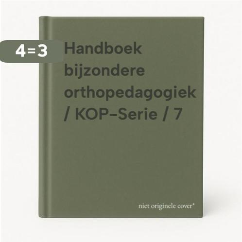Handboek bijzondere orthopedagogiek / KOP-Serie / 7, Boeken, Studieboeken en Cursussen, Gelezen, Verzenden