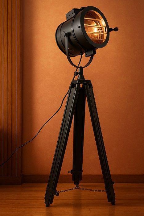 GlowLichtCo - Lampadaire trépied - GLC10H - Mangue - Lampe, Antiek en Kunst, Kunst | Designobjecten