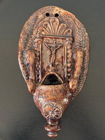 Wijwatervat - 1750-1800 - Vermoedelijk Ligron - 28 cm, Antiek en Kunst