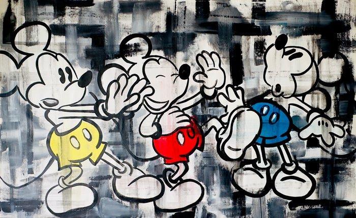 MAxIMO - MICKEY ABSTRACT MURO, Antiek en Kunst, Kunst | Schilderijen | Modern