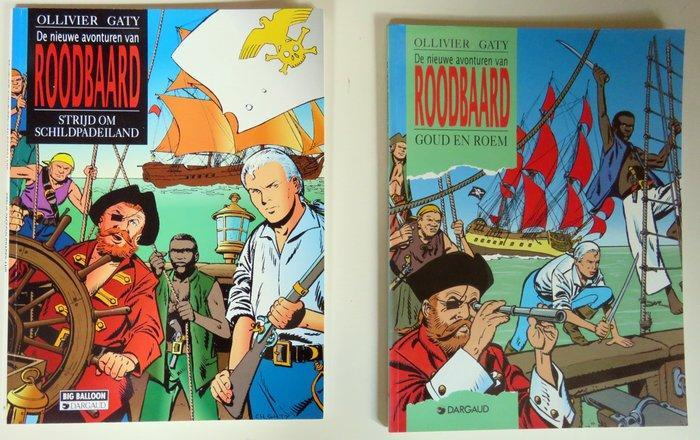 Roodbaard 28 & 29 - Strijd om Schildpadeiland / Goud en Roem, Boeken, Stripverhalen