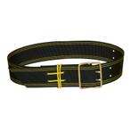 Sangle pour cloche 2 oillets 60x1100mm, noir/jaune - kerbl