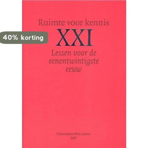 Ruimte voor Kennis. -Lessen voor de eenentwintigste eeuw, Boeken, Politiek en Maatschappij, Zo goed als nieuw, Verzenden