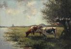 Fedor van Kregten (1871-1937) - Hollands landschap met, Antiek en Kunst, Kunst | Schilderijen | Klassiek