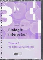 Biologie interactief havo vwo thema 6 voedselverwerking, Boeken, Verzenden, Nieuw, F. Behnen