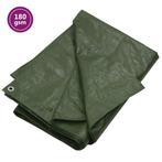 vidaXL Dekzeil 180 g/m² 6x12 m HDPE groen, Doe-het-zelf en Bouw, Verzenden, Nieuw