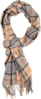 Barbour Sjaal Tartan Lamswol Beige maat  Heren, Kleding | Heren, Verzenden, Nieuw, Barbour