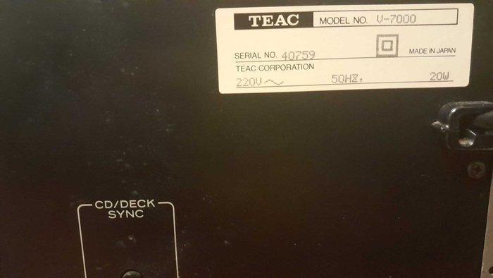 TEAC - V-7000 - 3 head - Cassetterecorder-speler, Audio, Tv en Foto, Radio's