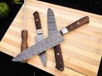 Keukenmes - Kitchen knife set - Roe Wood en Gesmeed in Vuur