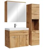 Badkamermeubel Set Montreal 60 cm Eiken Badmeubel, Huis en Inrichting, Badkamer | Badkamermeubels, Verzenden, Nieuw