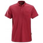 Snickers 2708 polo - 1600 - chili red - base - taille xl