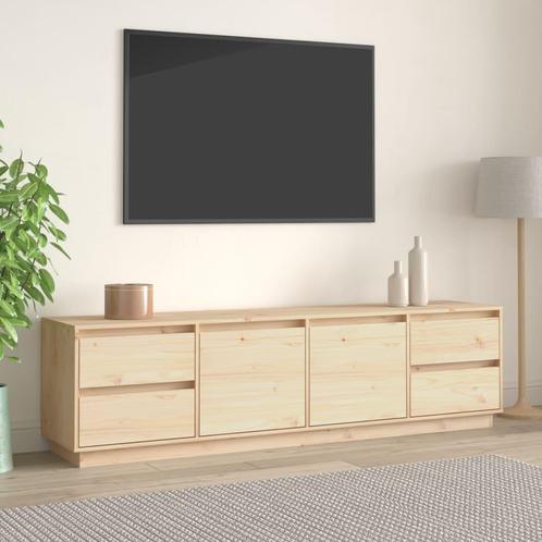 vidaXL Meuble TV 176x37x47,5 cm Bois de pin massif, Maison & Meubles, Armoires | Mobilier de télévision, Neuf, Envoi