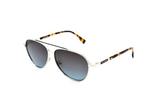 Karl Lagerfeld - ICON #7 KL344S 040 - Silver & Black Aviator, Nieuw