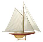 *TIP*  Modelschip Sail model Defender, 1895, Articles professionnels, Ophalen of Verzenden