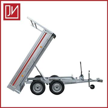 Nieuwe aanhangwagen 260 x 150 kipper, €2190 incl. BTW