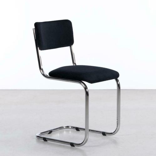 Buisframe stoel Gispen stijl | Manchester Rib, Huis en Inrichting, Stoelen, Nieuw, Vijf, Zes of meer stoelen, Metaal, Stof