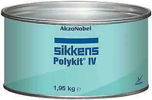 Sikkens Polykit IV plamuur met verharder in blik set 2 kg AN, Doe-het-zelf en Bouw, Verf, Beits en Lak, Nieuw, Verzenden