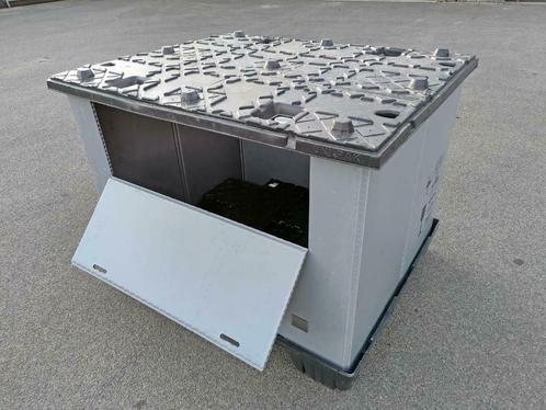 palletboxen kunststof tripboxen transportbox met 60% korting, Doe-het-zelf en Bouw, Kratten en Dozen, 100 cm of meer, Opvouwbaar