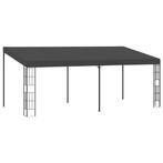 vidaXL Wandprieel 3x6 m stof antracietkleurig, Verzenden, Nieuw