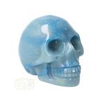 Blauwe kwarts schedel Nr 25 - 90 gram, Verzenden